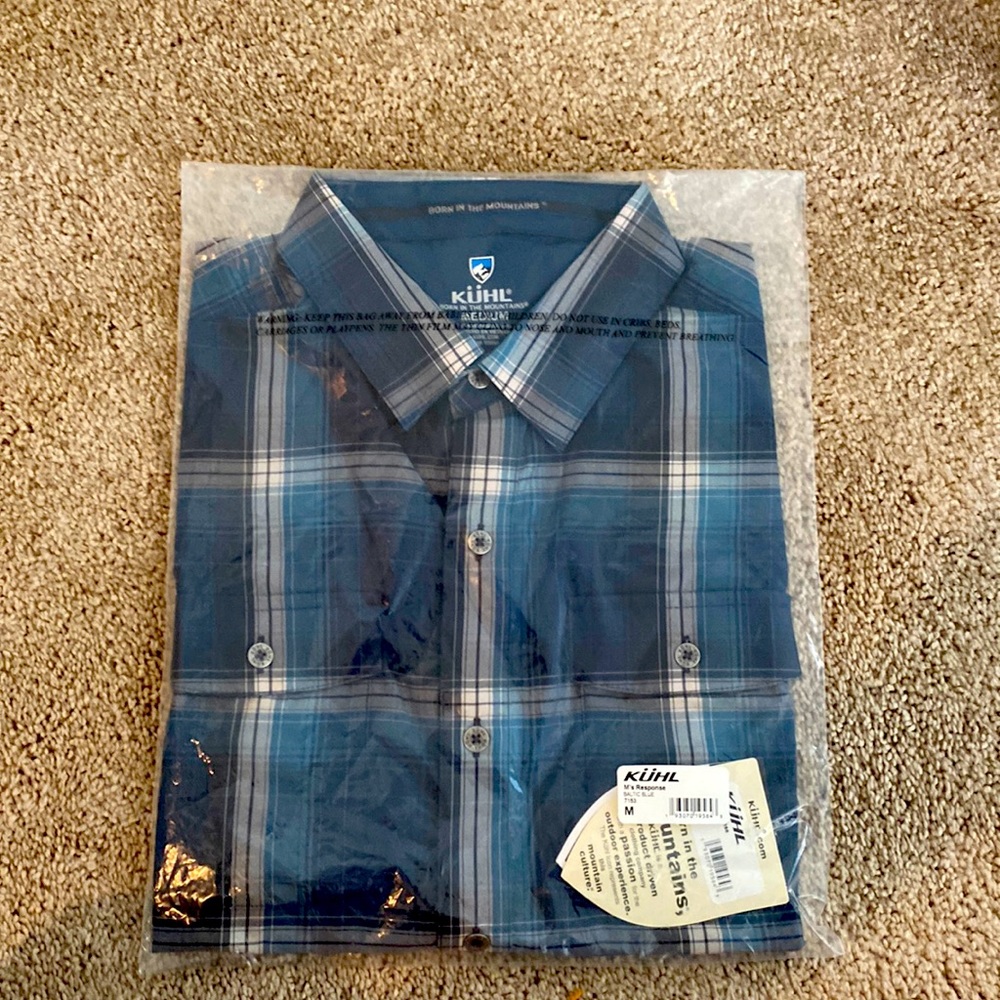 Kuhl mens button up short sleeve shirt